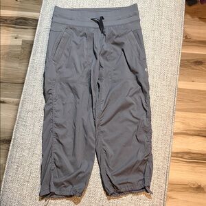 Lululemon Dance Studio Cropped Pants Gray Swift Coolmax size 4